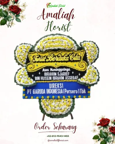 Papan Bunga Duka di Baruga